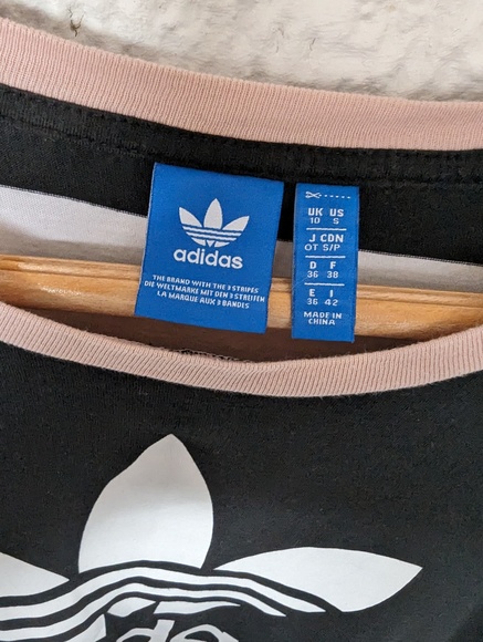 Adidas Originals Sleeveless T Shirt - Size 10 - Black - Cotton - P2P 18" - Picture 9 of 9